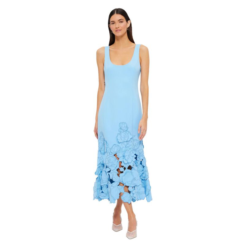 LEO LIN Emily Appliqué Midi Dress image number 0